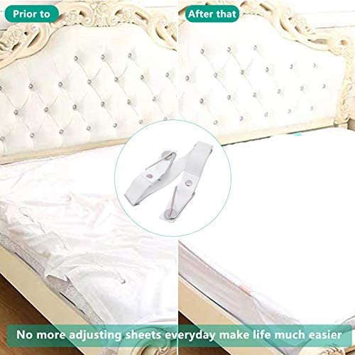  Veemoon 4 Pcs Bedding Holder Mattress Stoppers to